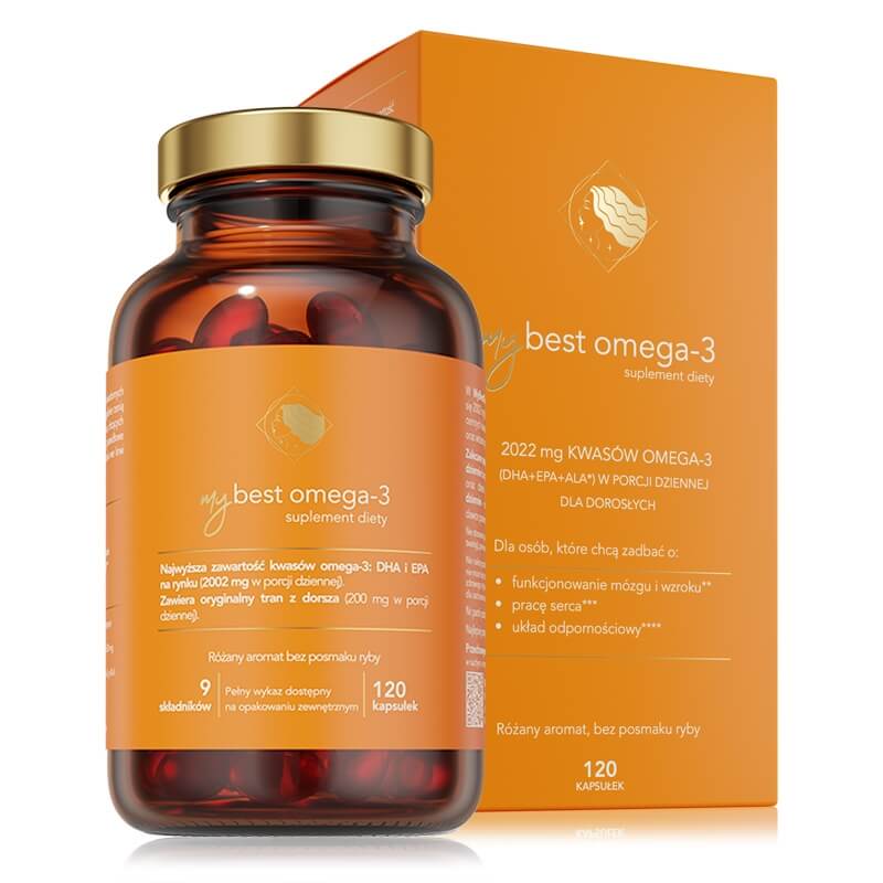 MyBestPharm MyBestOmega-3 Wysoka odporność i mocne serce 120 kaps
