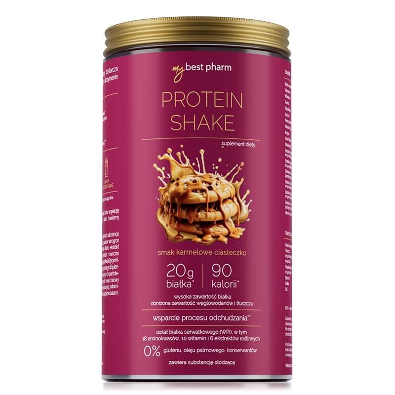 MyBestPharm MyBestProtein SHAKE Pyszne wsparcie kontroli wagi - karmelowe ciasteczko 450 g