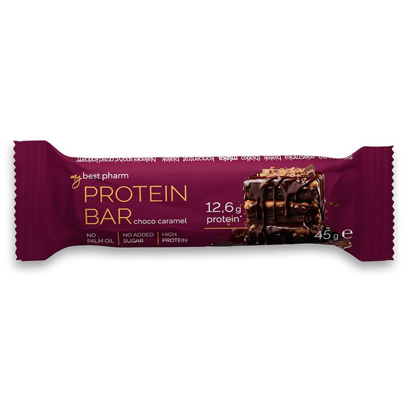 MyBestPharm MyBestProteinBar Brownie z karmelem 1 szt