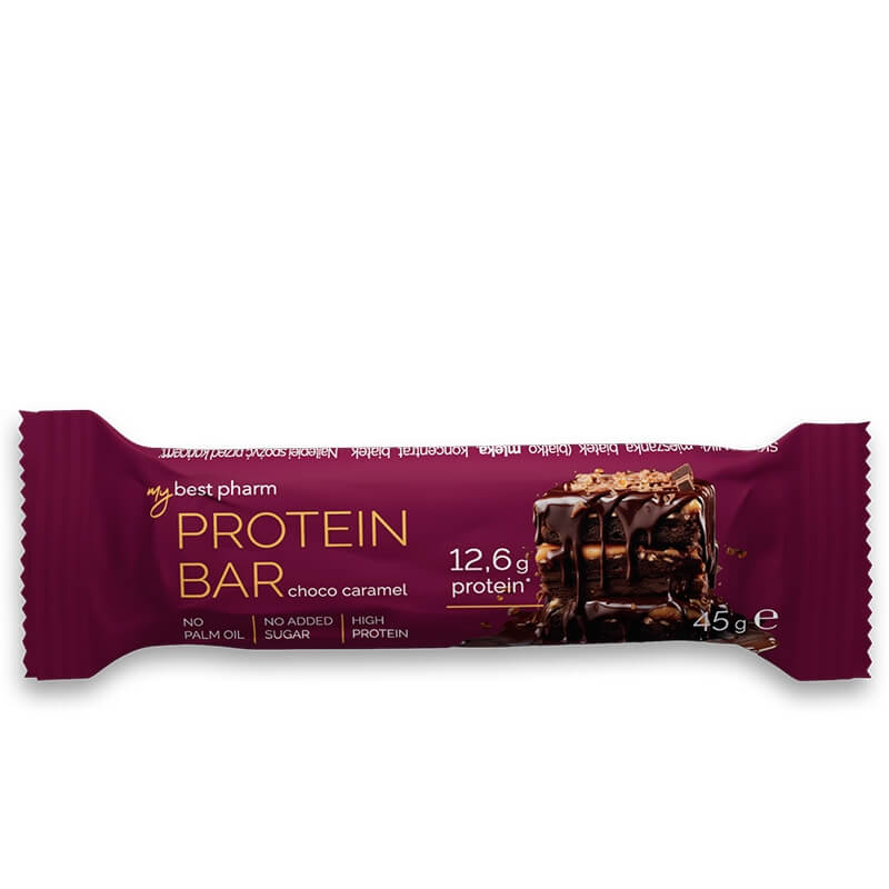 MyBestPharm MyBestProteinBar Brownie z karmelem 1 szt