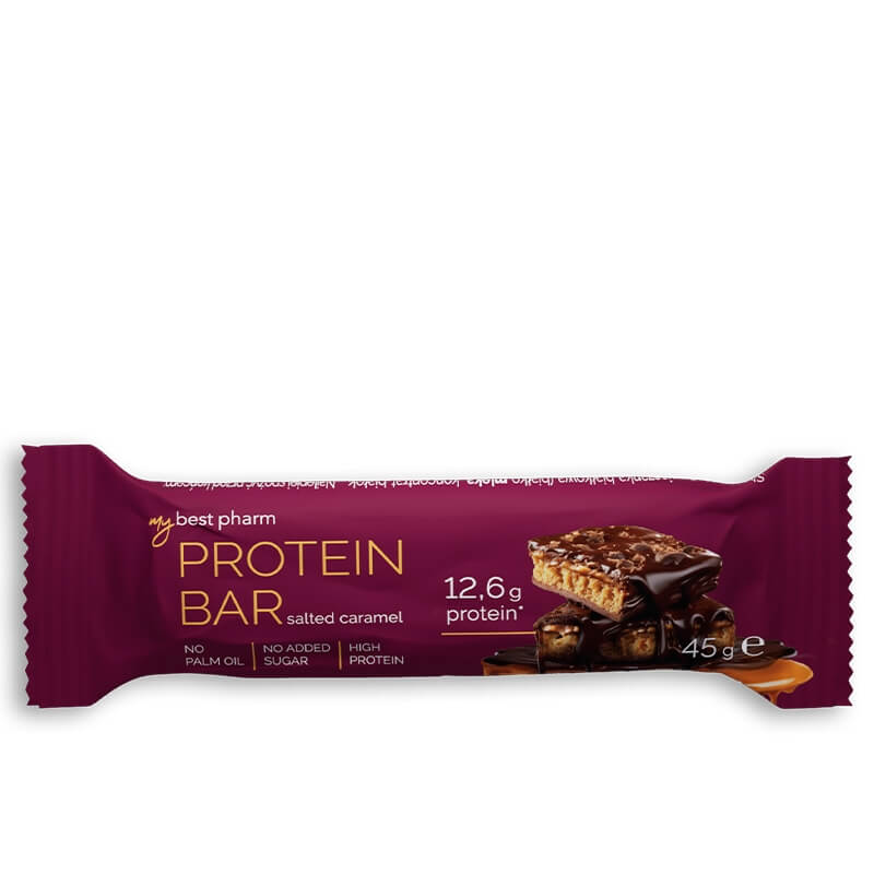 MyBestPharm MyBestProteinBar Słony Karmel 1 szt