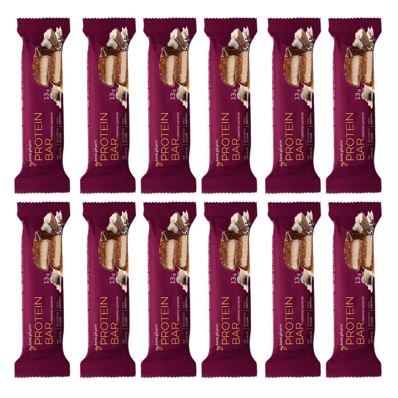 MyBestPharm MyBestProteinBar x 12 ZESTAW Kokos 1 szt x 12