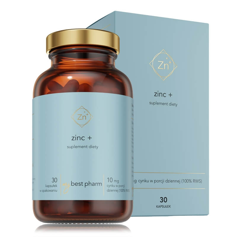 MyBestPharm MyBestZinc + Znacznie więcej niżsam cynk 30 kaps