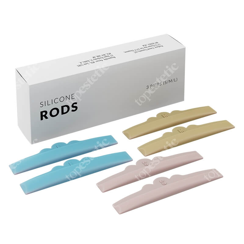 Nanolash Silicone Rods Wałeczki silikonowe do liftingu i laminacji rzęs 6 szt
