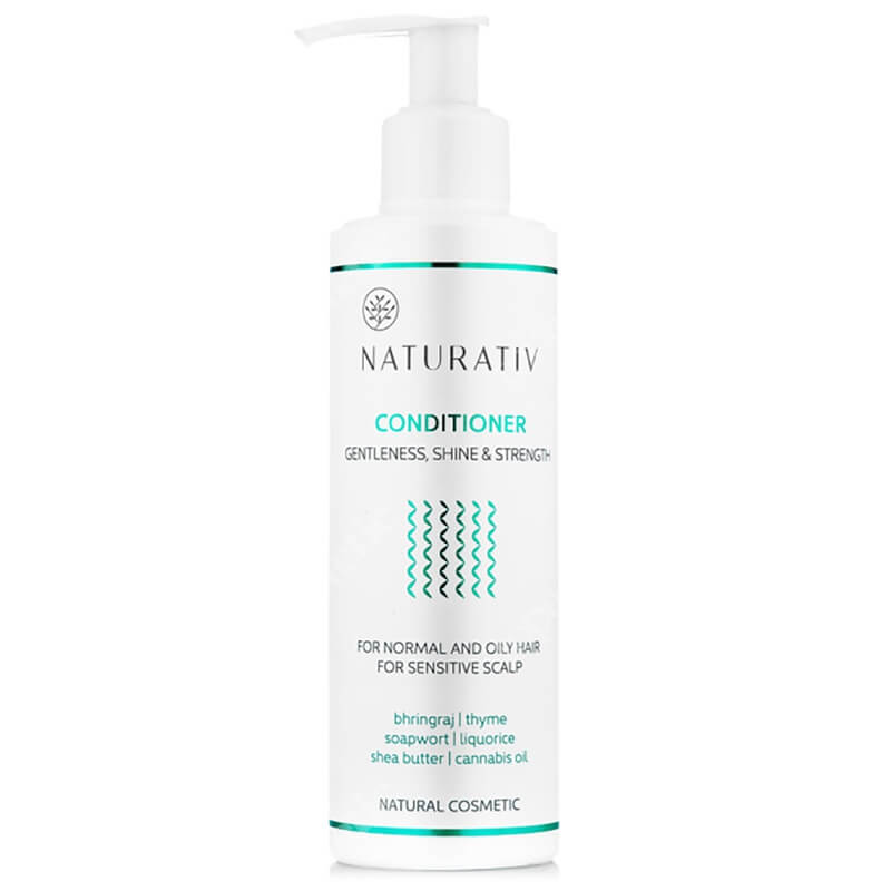 Naturativ Gentleness, Shine and Strength Conditioner Odżywka - łagodność i blask 200 ml