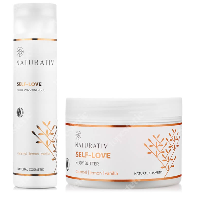Naturativ Self Love Body Set ZESTAW Żel myjący 250 ml + Masło do ciała 250 ml