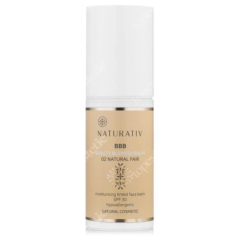 Naturativ Tinted Face Balm SPF 30 Krem BBB z fluidem Fair 02 (jasny) 50 ml