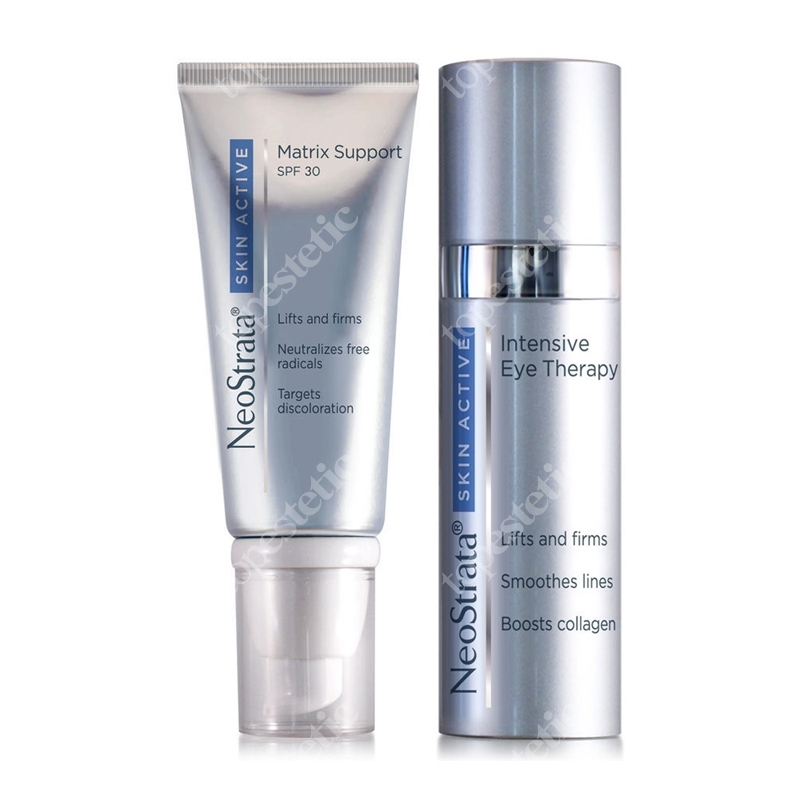 NeoStrata Skin Active ZESTAW Krem liftingująco-wypełniający pod oczy+Terapia w kremie odbudowująca skórę SPF 30 GRATIS! 15 g, 50 g