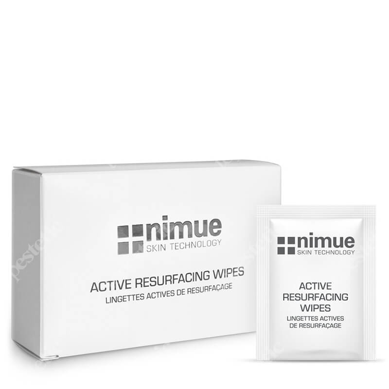Nimue Active Resurfacing Wipes Łagodząco - odbudowujące chusteczki do twarzy 16 szt