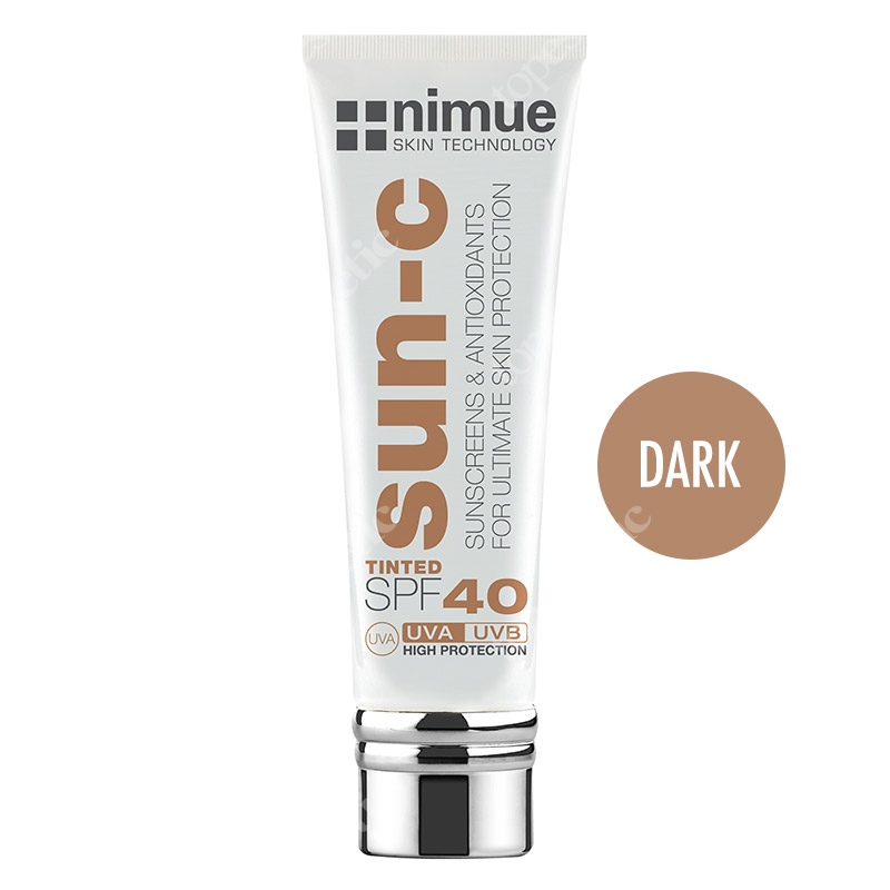 Nimue Tinted SPF 40 - Dark Barwiony krem przeciwsłoneczny, kolor Dark 60 ml