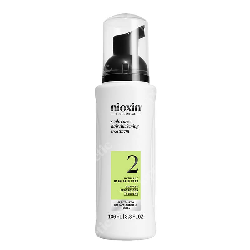 Nioxin System 2 Scalp Care Hair Thickening Treatment Kuracja do włosów naturalnych z widocznym przerzedzeniem 100 ml