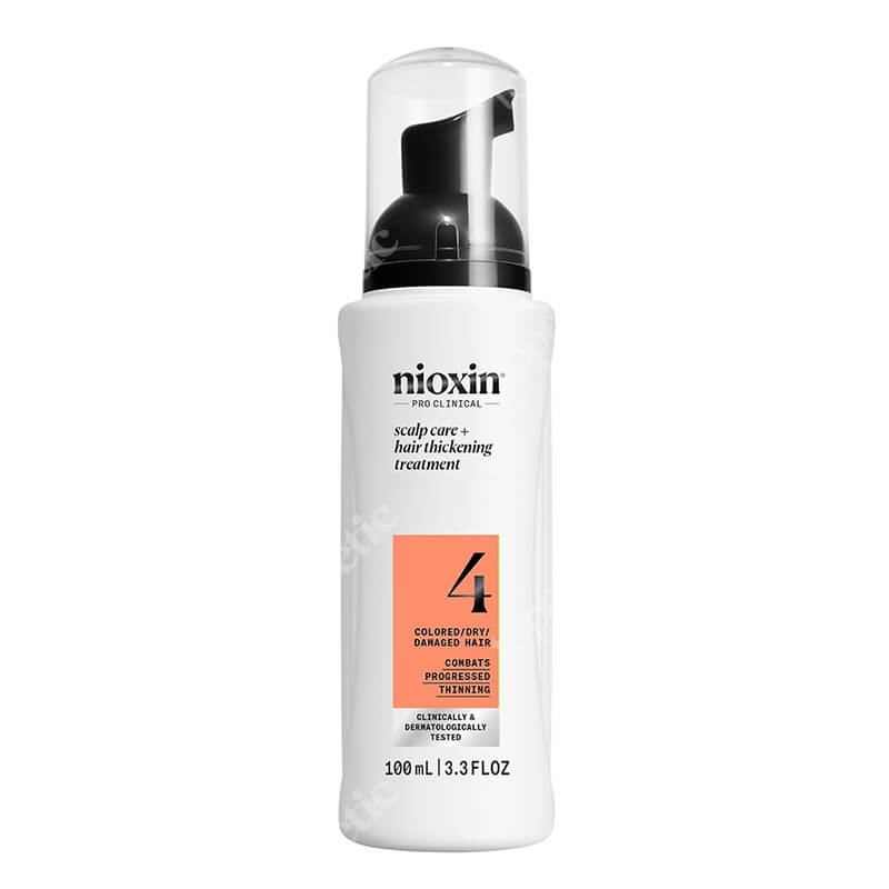 Nioxin System 4 Scalp Care Hair Thickening Treatment Kuracja do włosów farbowanych z widocznym przerzedzeniem 100 ml