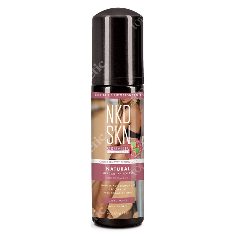 Nkd Skn Natural Gradual Tan Mousse With Caramel Tint Pianka samoopalająca - odcień Dark 200 ml