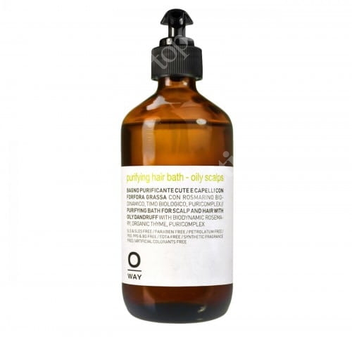 O Way Purifying Hair Bath Oily Scalps Szampon do skóry głowy z łupieżem tłustym 240 ml