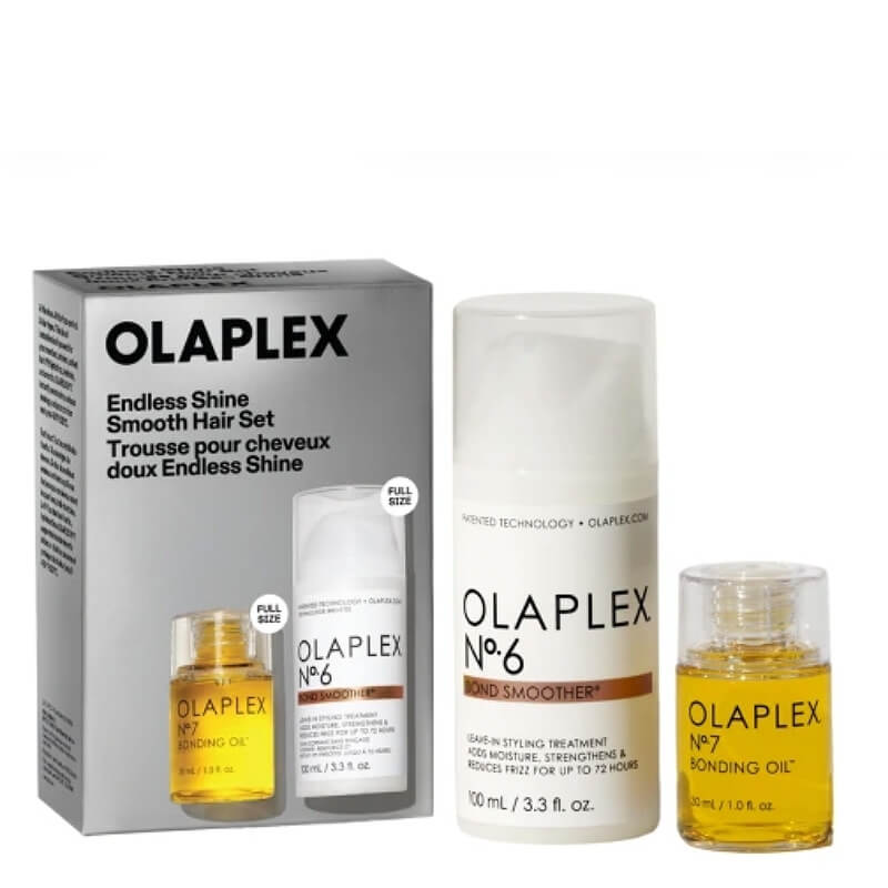 Olaplex Endless Shine Smooth Hair Set ZESTAW Krem stylizujący bez spłukiwania 100 ml + Olejek do włosów 30 ml