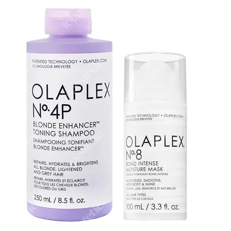 Olaplex Hair Set ZESTAW Szampon tonujący 250 ml + Intensywna maska nawilżająca 100 ml
