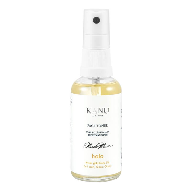 Olivia Plum Halo Tonic Mini Tonik rozświetlający z kwasem glikolowym 5% 50 ml