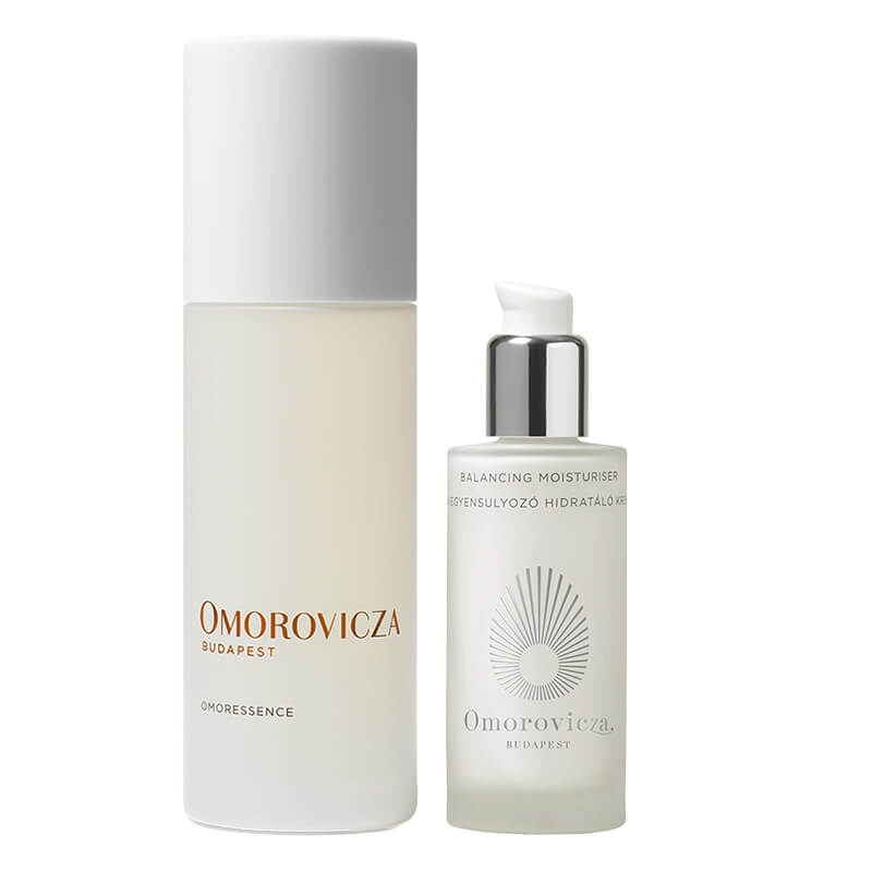 Omorovicza Balance Moisturising ZESTAW Równoważący krem-żel ​​nawilżający 50 ml + Esencja zwiększająca nawilżenie skóry 100 ml