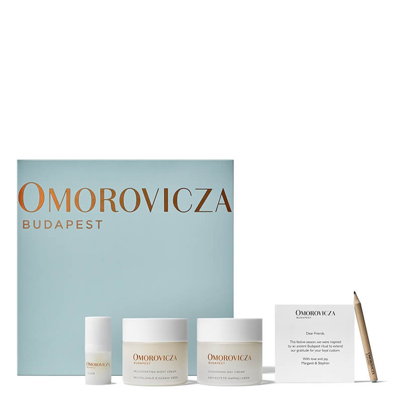 Omorovicza Night and Day Duo ZESTAW Rewitalizujący krem na dzień 50 ml + Regenerujący krem na noc 50 ml + Rewitalizujący eliksir do twarzy 5 ml