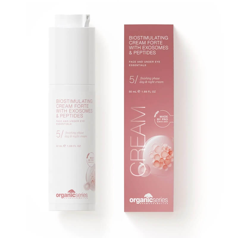 Organic Series Biostimulating Cream Forte With Exosomes And Peptides Biostymulujący krem forte z egzosomami i peptydami 50 ml