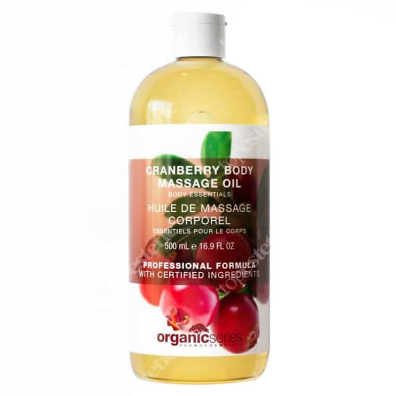 Organic Series Cranberry Massage Body Oil Olejek do ciała żurawinowy 500 ml