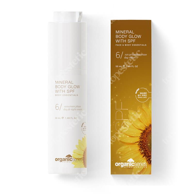 Organic Series Mineral Body Glow With SPF 25 Rozświetlający olejek w żelu 50 ml