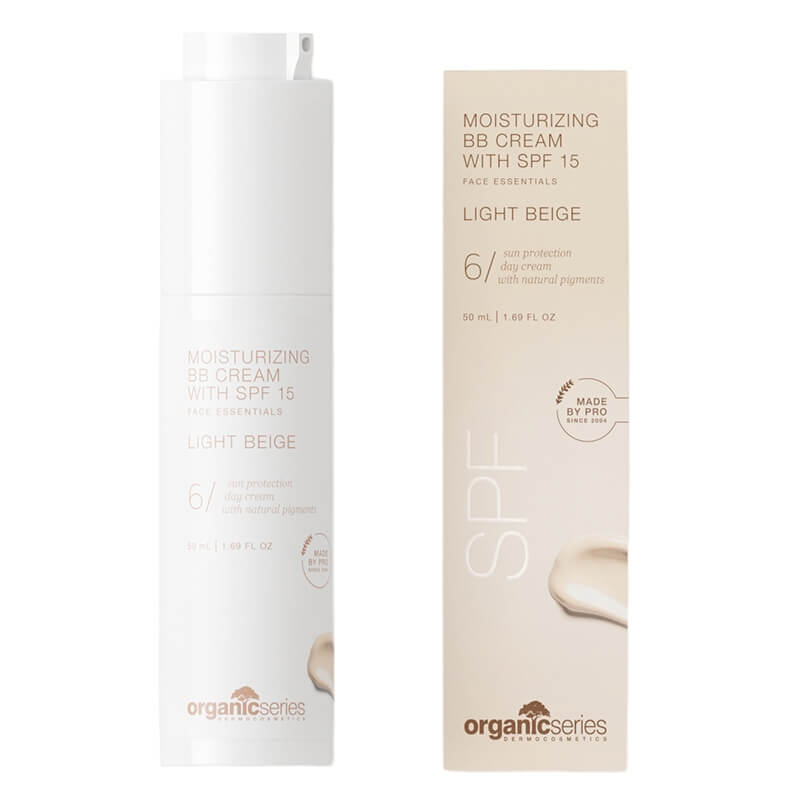 Organic Series Moisturizing BB Cream With SPF 15 Krem BB z filtrem (kolor Light Beige) 50 ml