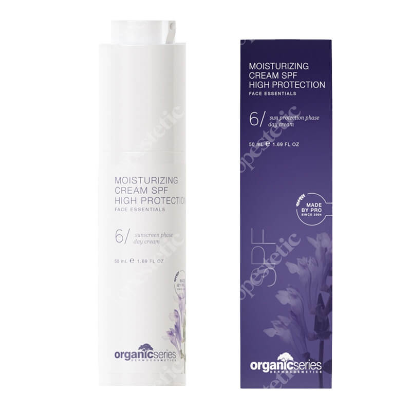 Organic Series Moisturizing Cream High Protection SPF 50 Krem nawilżający z filtrem Wysoka Ochrona 50 ml