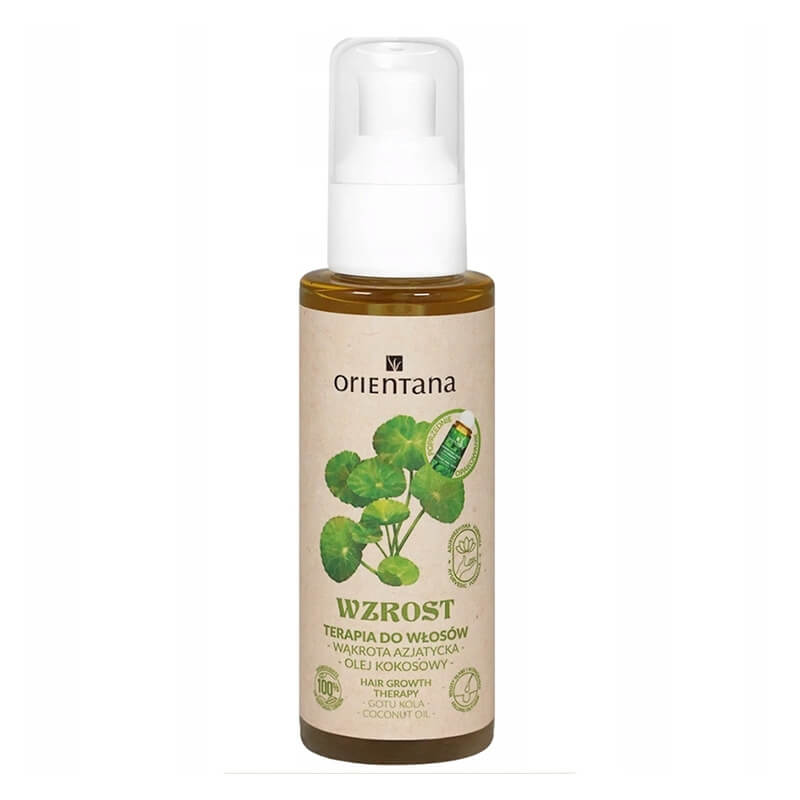 Orientana Ayurvedic Hair Therapy Gotu Kola Ajurwedyjska terapia do włosów - wąkrotka azjatycka 105 ml