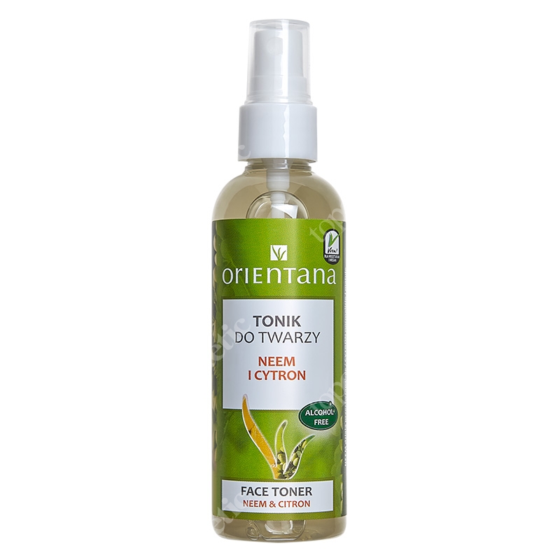 Orientana Face Toner Naturalny tonik do twarzy - Neem i Cytron 100 ml