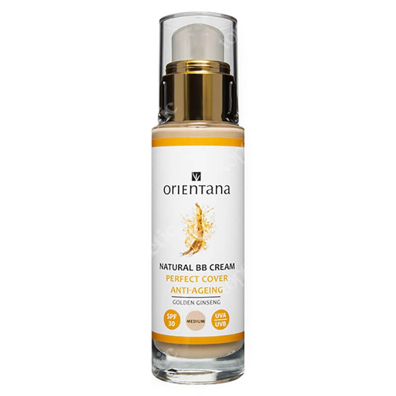 Orientana Natural BB Cream SPF 30 Naturalny krem BB z fotostabilnymi filtrami UVA I UVB (kolor Medium) 30 ml