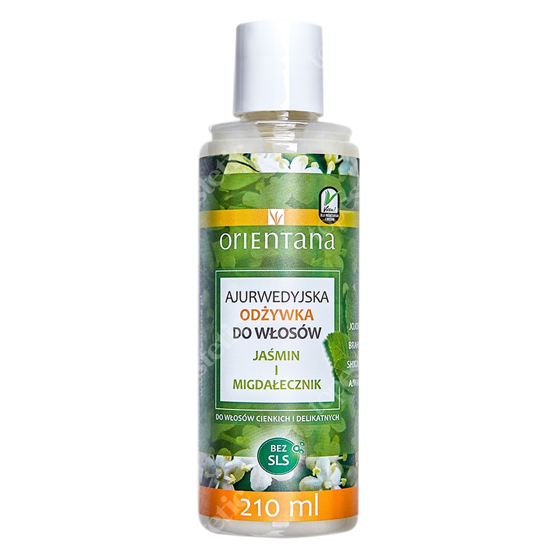 Orientana Natural Hair Conditioner Ajurwedyjska naturalna odżywka do włosów - Jaśmin i migdałecznik 210 ml