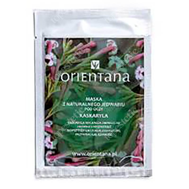 Orientana Natural Silk Mask Maska z naturalnego jedwabiu pod oczy - Rozmaryn 2 szt.