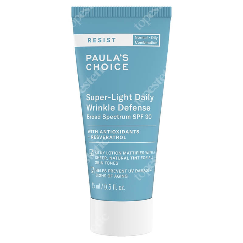 Paulas Choice Resist Super Light Daily Wrinkle SPF 30 Lekki krem nawilżający z filtrem dla skóry tłustej i mieszanej 15 ml