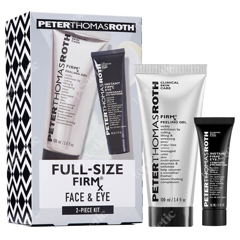 Peter Thomas Roth Face and Eye Power Pair ZESTAW Żel peelingujący 100 ml + Krem pod oczy o działaniu liftingującym i napinającym 30 ml