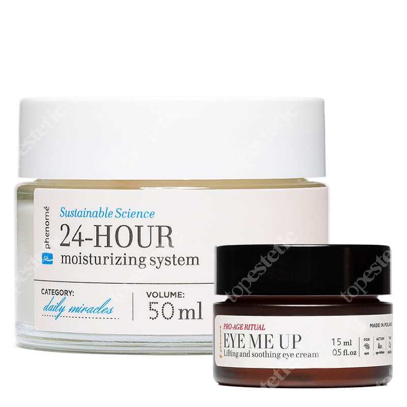 Phenome Favorite Set ZESTAW Liftingujący krem pod oczy i na górną powiekę 15 ml + Krem intensywnie nawilżający 50 ml