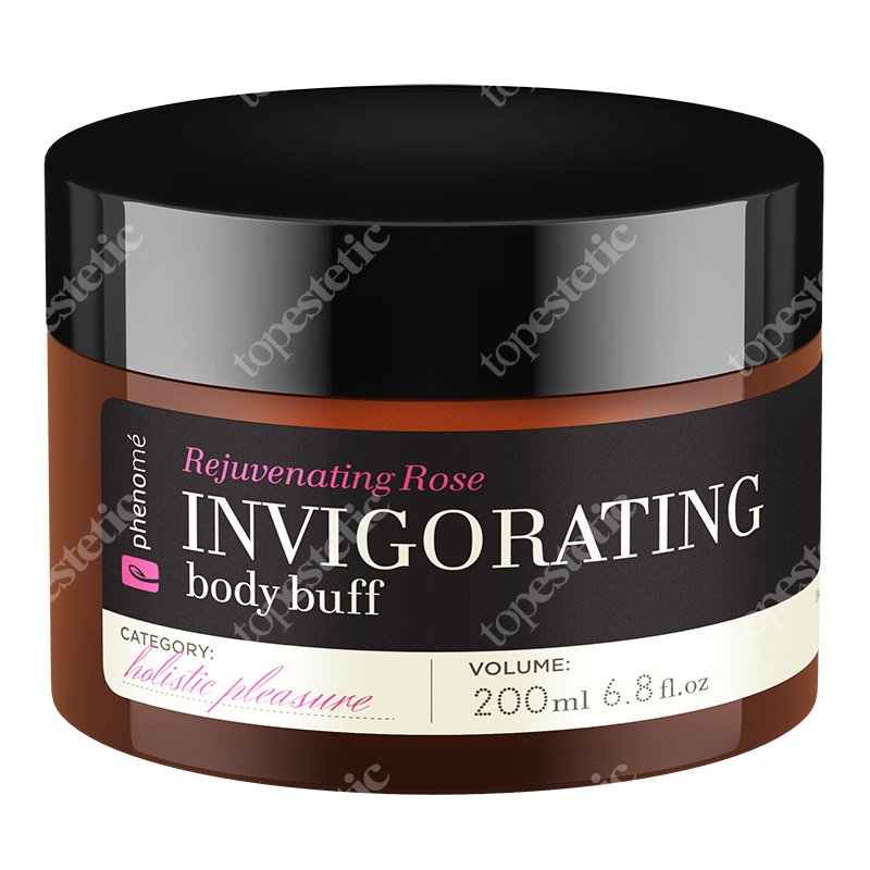 Phenome Invigorating Body Buff Organiczny peeling z płatkami róż 200 ml