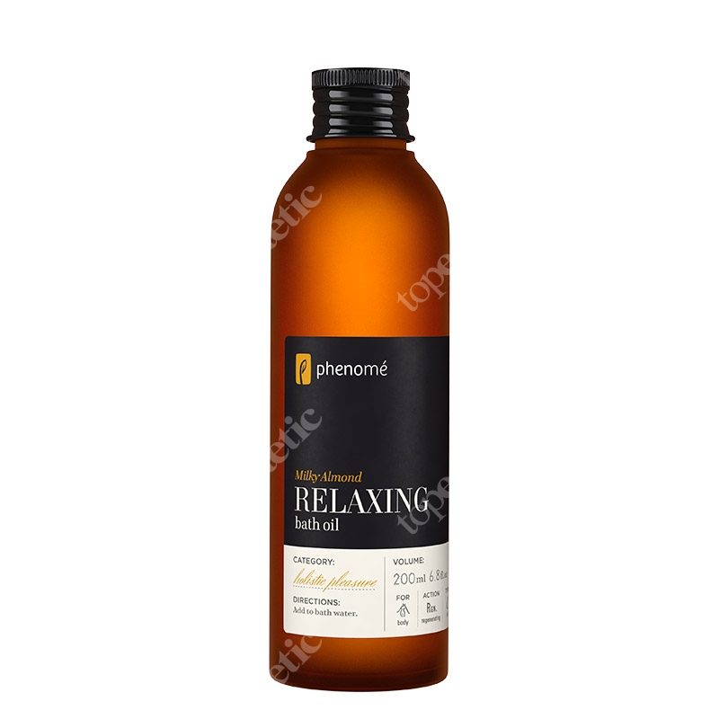 Phenome Relaxing Bath Oil Migdałowa, nawilżająca oliwka do kąpieli 200 ml