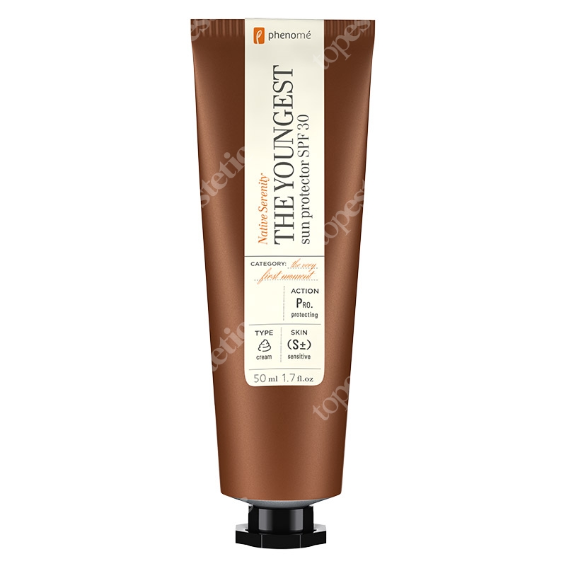Phenome The Youngest Sun Protector SPF 30 Krem ochronny dla dzieci, wodoodporny, bezzapachowy 50 ml