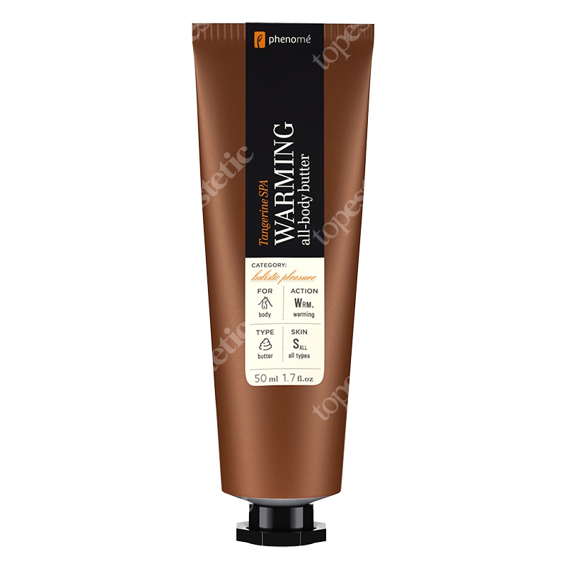 Phenome Warming All Body Butter Rozgrzewające masło do ciała z imbirem i olejkiem z mandarynki 50 ml