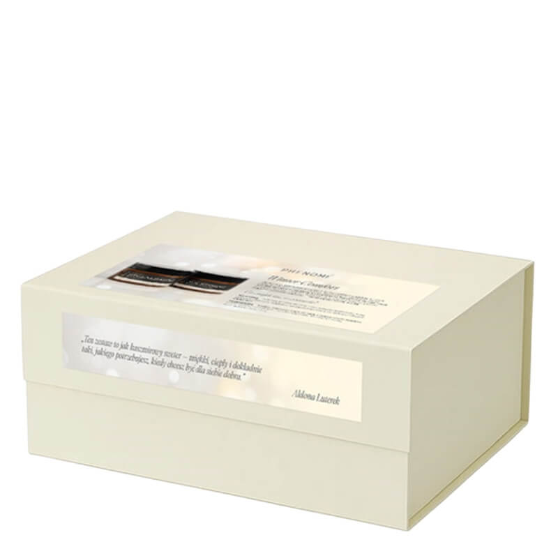 Phenome Winter Comfort ZESTAW Cukrowy peeling do ciała 200 ml + Regenerujące masło do ciała 200 ml