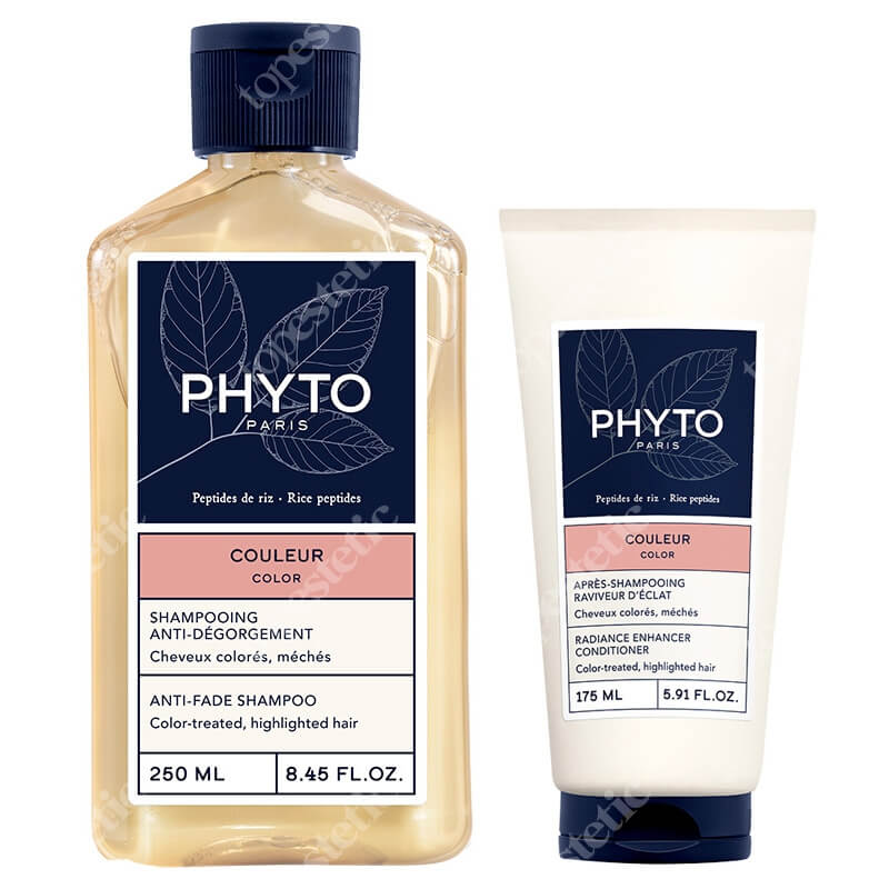 Phyto Colorfull Protect Hair Set ZESTAW Szampon chroniący kolor 250 ml + Odżywka wzmacniająca blask 175 ml