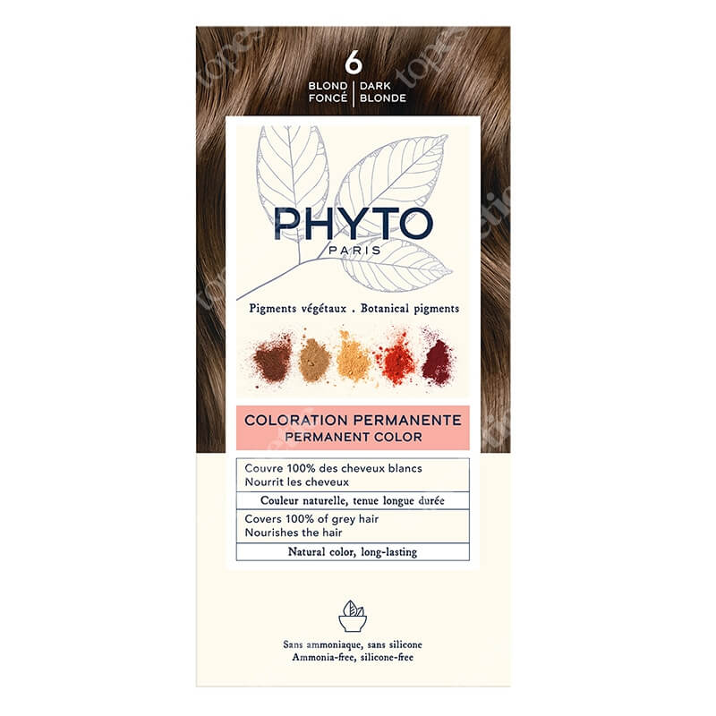 Phyto PhytoColor Farba do włosów - ciemny blond (kolor 6 Blond Fonce) 1 szt