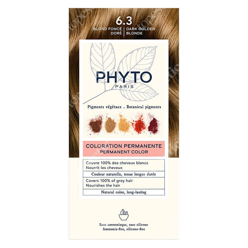 Phyto PhytoColor Farba do włosów - ciemny złoty blond (kolor 6.3 Blond Fonce Dore) 1 szt