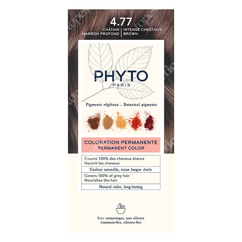 Phyto PhytoColor Farba do włosów - kasztanowy brąz (kolor 4.77 Chatain Marron Profond) 1 szt