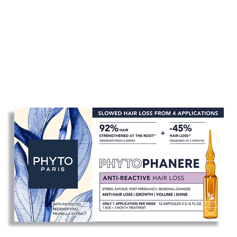 Phyto Phytophanere Kuracja przeciw reakcyjnemu wypadaniu włosów ampułki 12x 5 ml