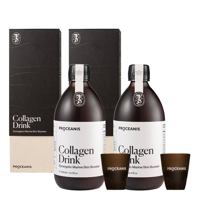 Proceanis Collagen Drink x 2 ZESTAW Napój kolagenowy - naturalny, wegański suplement diety 500 ml x 2