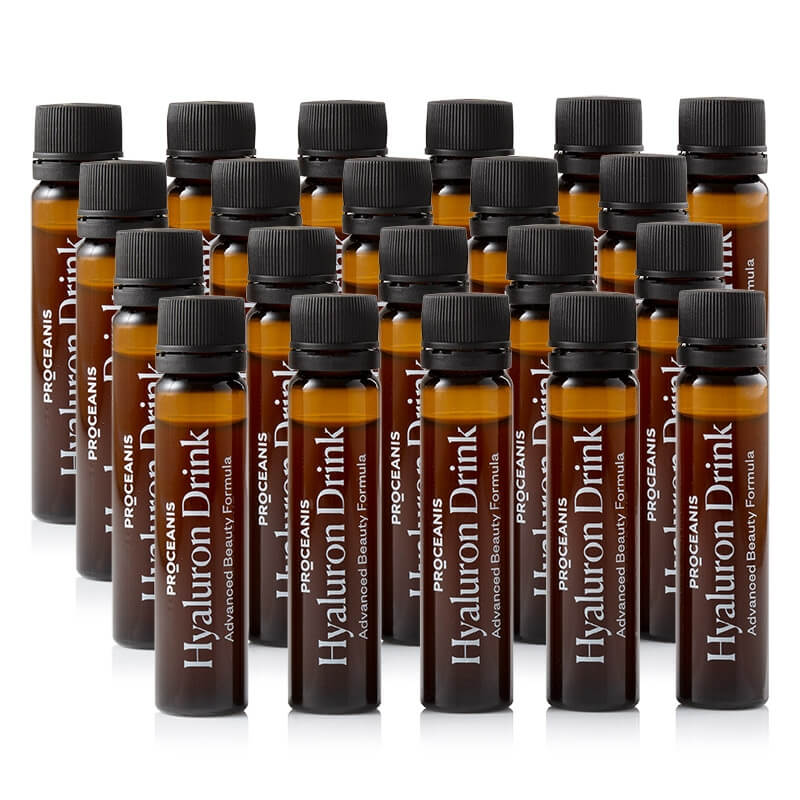 Proceanis Hyaluron Drink Set ZESTAW Napój hialuronowy - naturalny, wegański suplement diety 21 x 10 ml