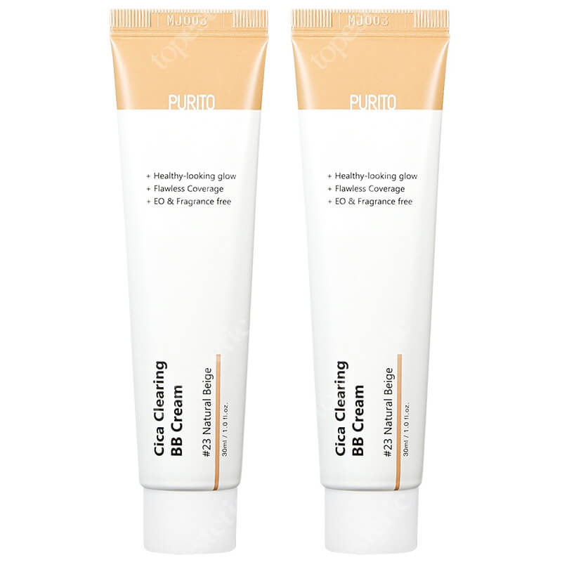 Purito Cica Clearing BB Cream x 2 ZESTAW Krem BB cica (23 Natural Beige) 30 ml x 2
