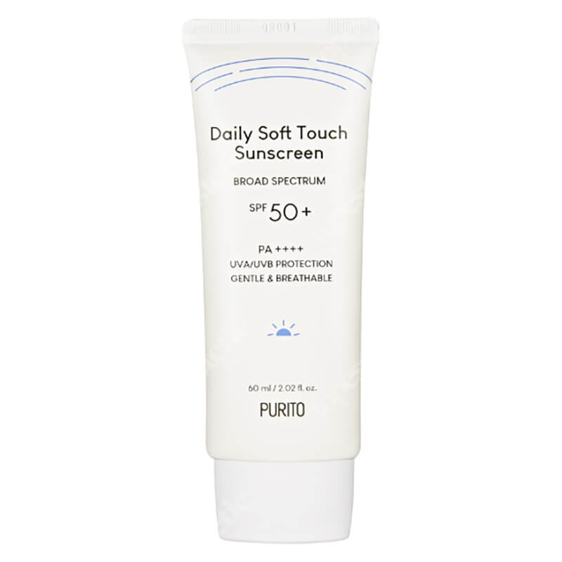 Purito Daily Soft Touch Sunscreen SPF 50+ PA++++ Krem przeciwsłoneczny z ceramidami 60 ml